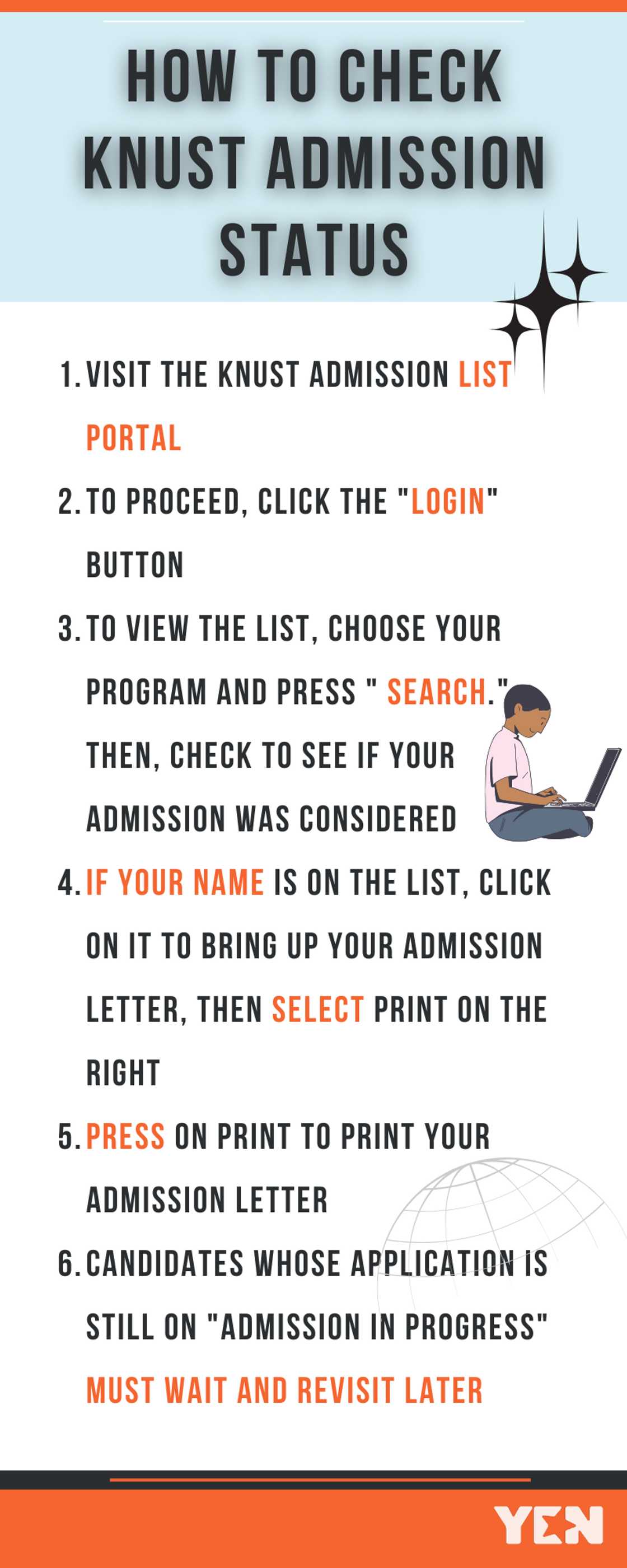 How to check KNUST admission status How to check KNUST admission status