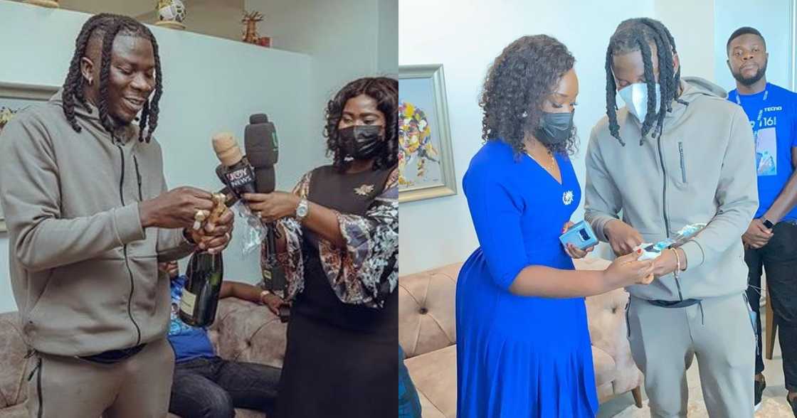 Stonebwoy Returns From America; Speaks On Grammys Wins For Burna Boy, Wizkid And Brouhaha With Samini Stonebwoy Returns From America; Speaks On Grammys Wins For Burna Boy, Wizkid And Brouhaha With Samini