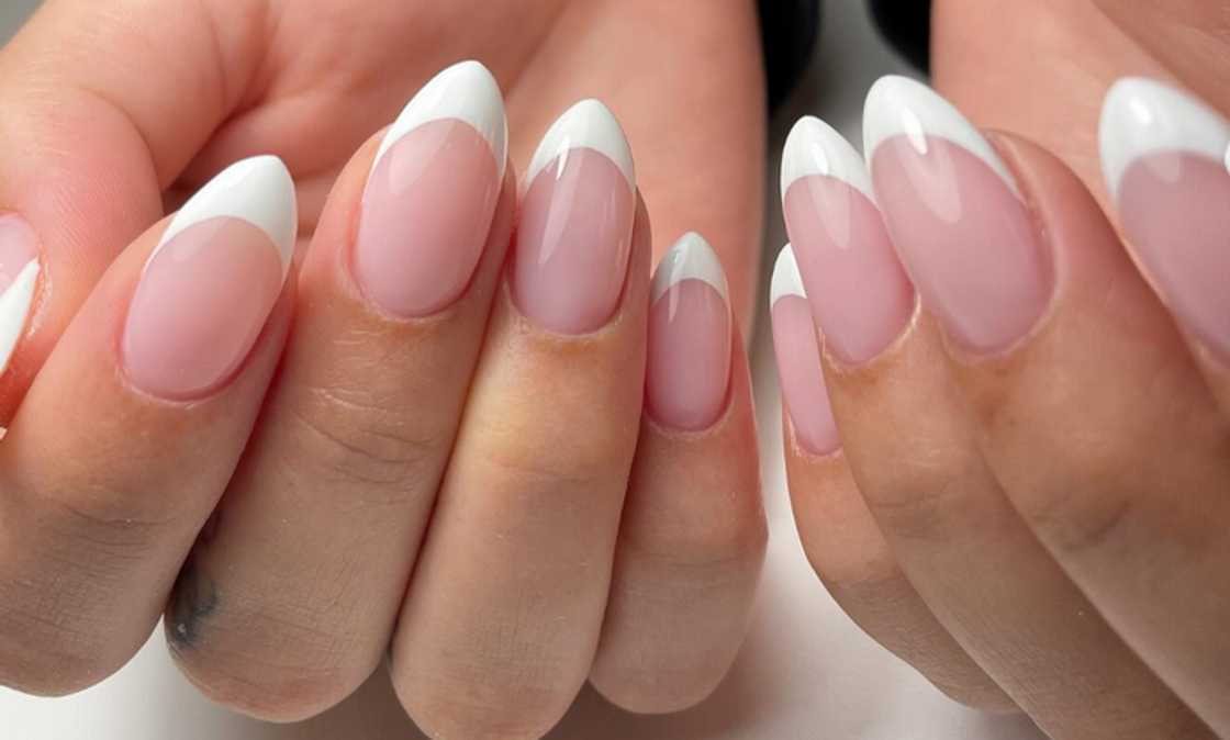 The new French nail trend The new French nail trend