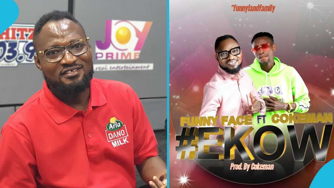 Funny Face, Ekow go dis way song, Cokeman, Ghana songs