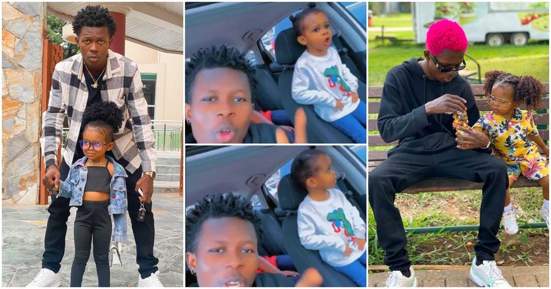 Strongman and daughter Strongman and daughter