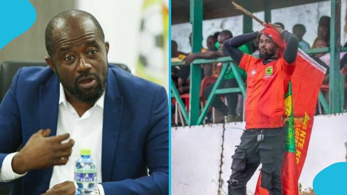 The reason why GFA President Kurt Okraku has been silent on Nana Pooley's death has finally been revealed. Photo credit: @ghanafaofficial and @442/X. The reason why GFA President Kurt Okraku has been silent on Nana Pooley's death has finally been revealed. Photo credit: @ghanafaofficial and @442/X.