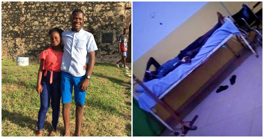 Man faints after accompanying wife to give birth Man faints after accompanying wife to give birth