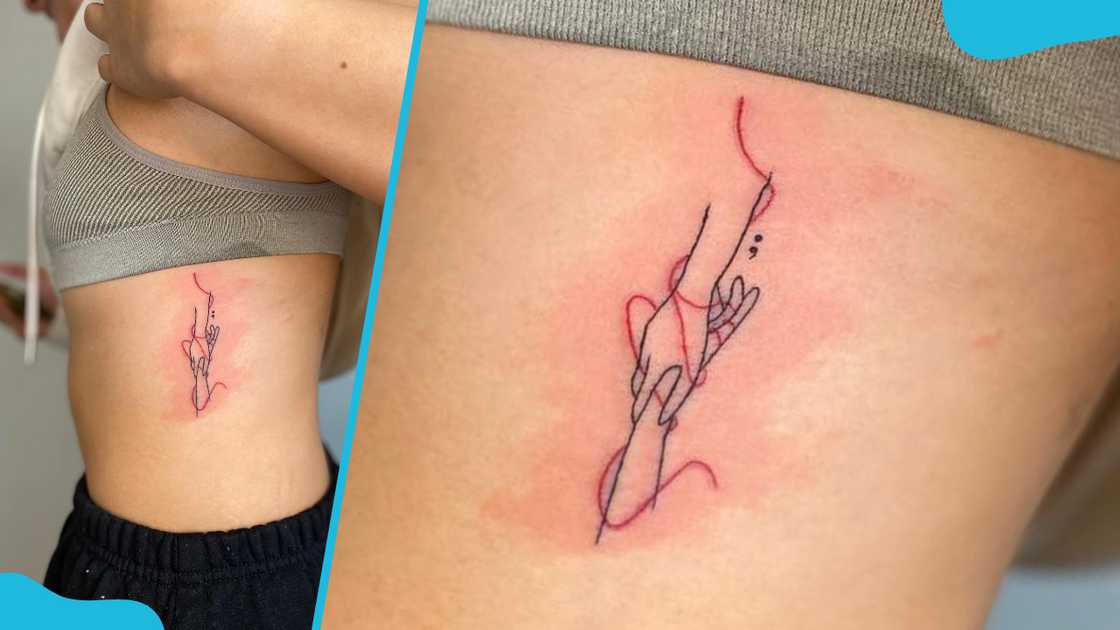 Supporting hands tattoo Supporting hands tattoo