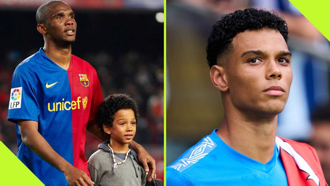 Samuel Eto'o's son, Etienne, is on the cusp of making his La Liga debut for Rayo Vallecano. Samuel Eto'o's son, Etienne, is on the cusp of making his La Liga debut for Rayo Vallecano.