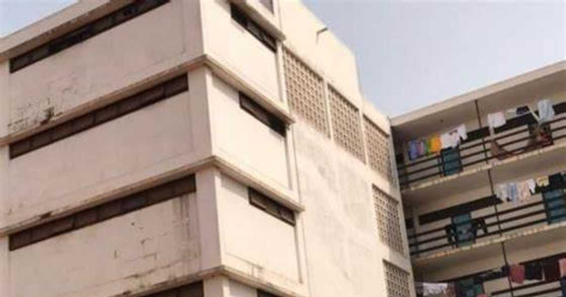 UG student who was reportedly perching falls of 4th floor in an attempt to hide from authorities UG student who was reportedly perching falls of 4th floor in an attempt to hide from authorities