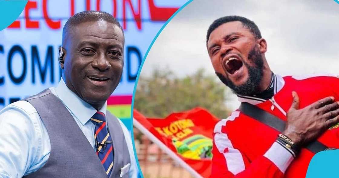 Captain Smart, broadcast journalist, Nana Pooley, Asante Kotoko FC, football fan, Otumfuo Osei Tutu II Captain Smart, broadcast journalist, Nana Pooley, Asante Kotoko FC, football fan, Otumfuo Osei Tutu II