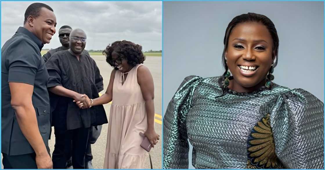 Diana Hamilton bumps into Bawumia wearing flip-flops: "I should've worn my Bronya dress"