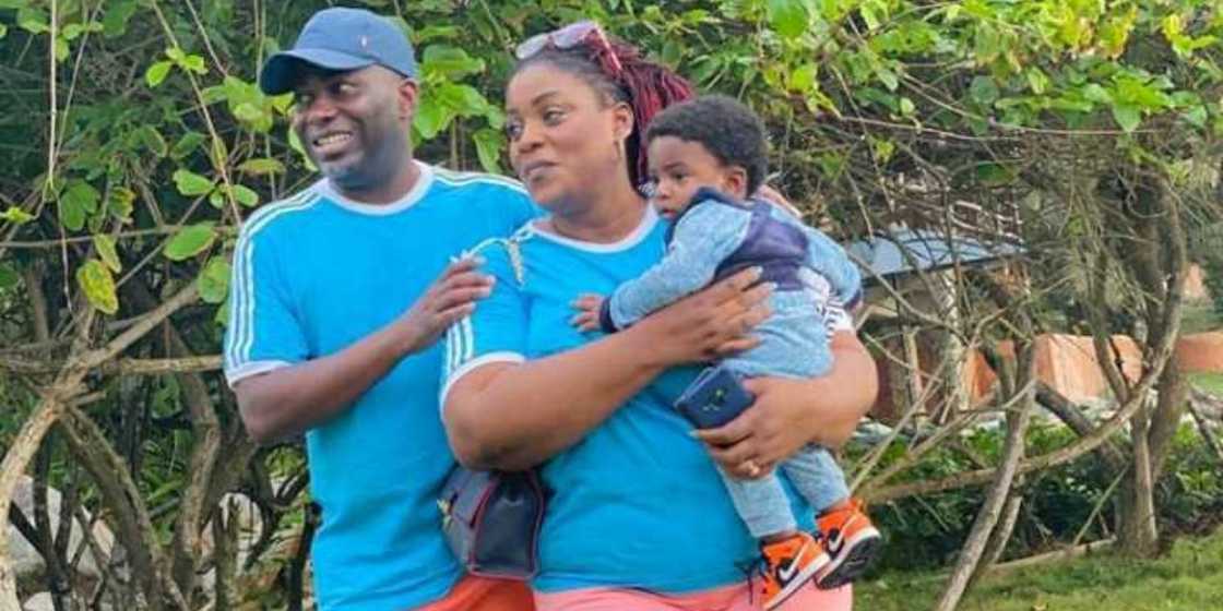 Rare photo drops of adorable son of NPP'S Charles Bissue and wife