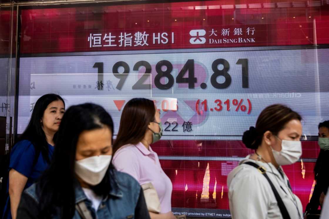 Asian stocks were down Wednesday after a losing session on Wall Street Asian stocks were down Wednesday after a losing session on Wall Street