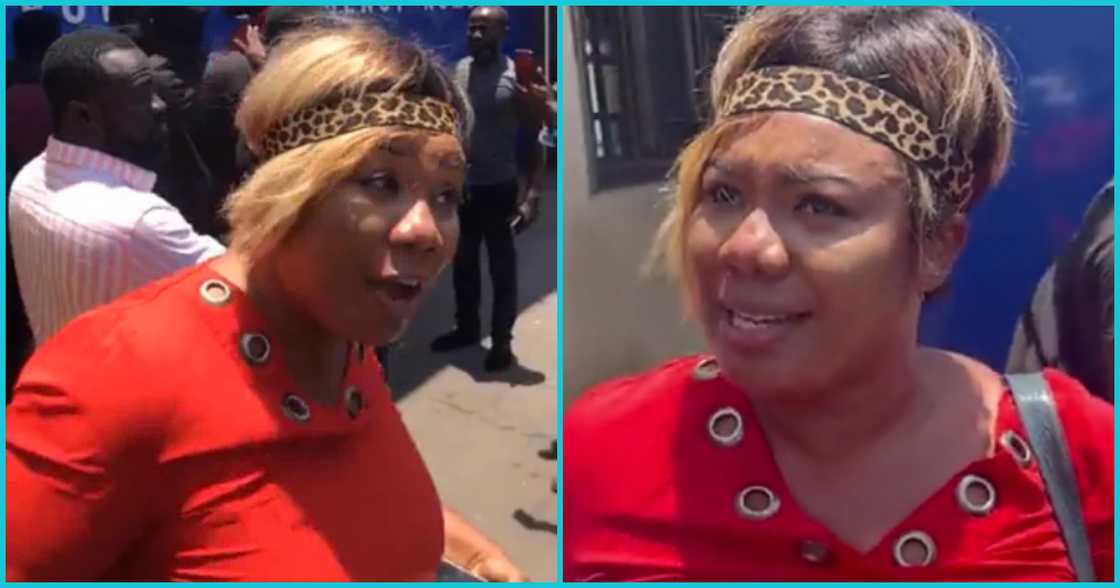 Bridget Otoo at Julorbi protest Bridget Otoo at Julorbi protest