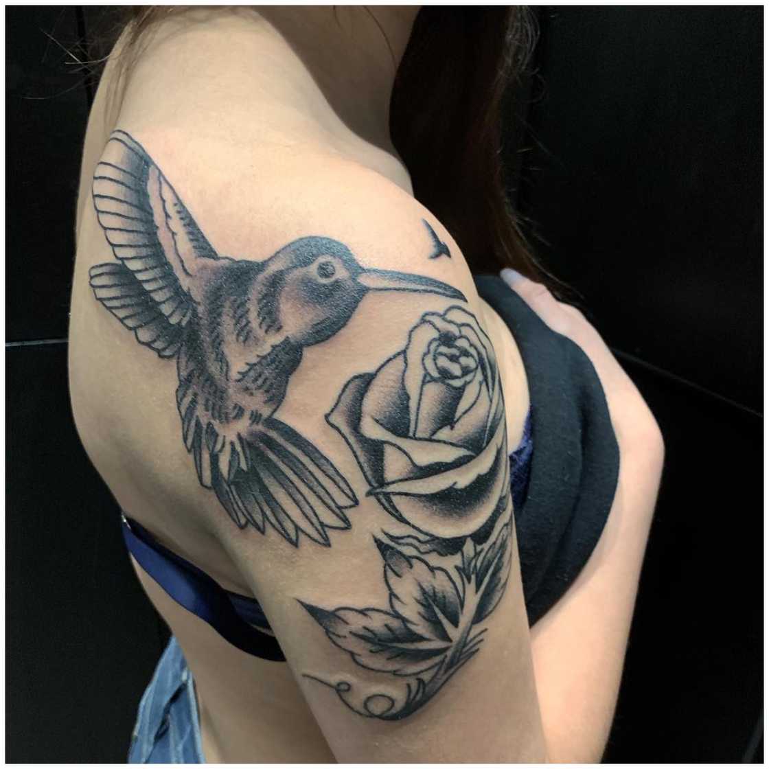 Hummingbird tattoo