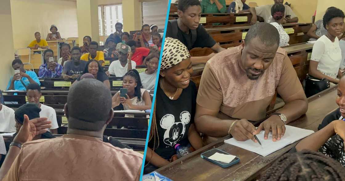 John Dumelo and tutoring UG students