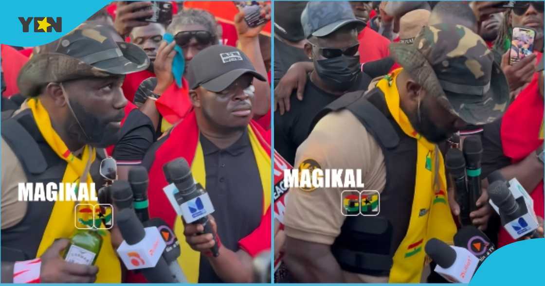 Galamsey Must Fall: Okatakyie Afrifa, Pours Libation, Ghana, Police, Protest Galamsey Must Fall: Okatakyie Afrifa, Pours Libation, Ghana, Police, Protest