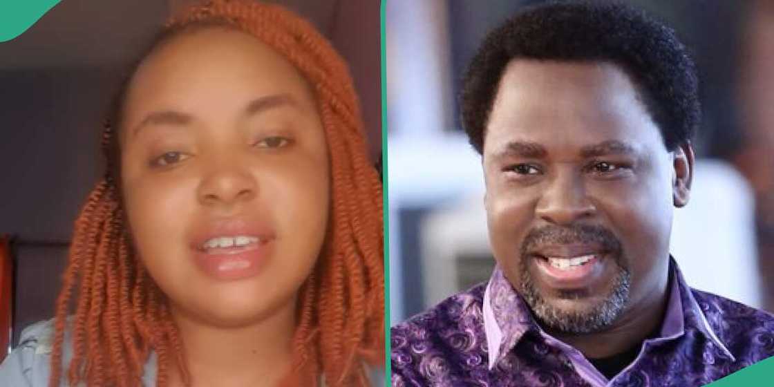 Lady shares her experience at TB Joshua's church. Lady shares her experience at TB Joshua's church.