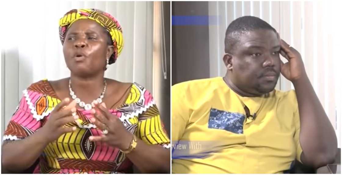 Ghanaian Evangelist Paulina Obeng in an interview on OB TV Ghanaian Evangelist Paulina Obeng in an interview on OB TV