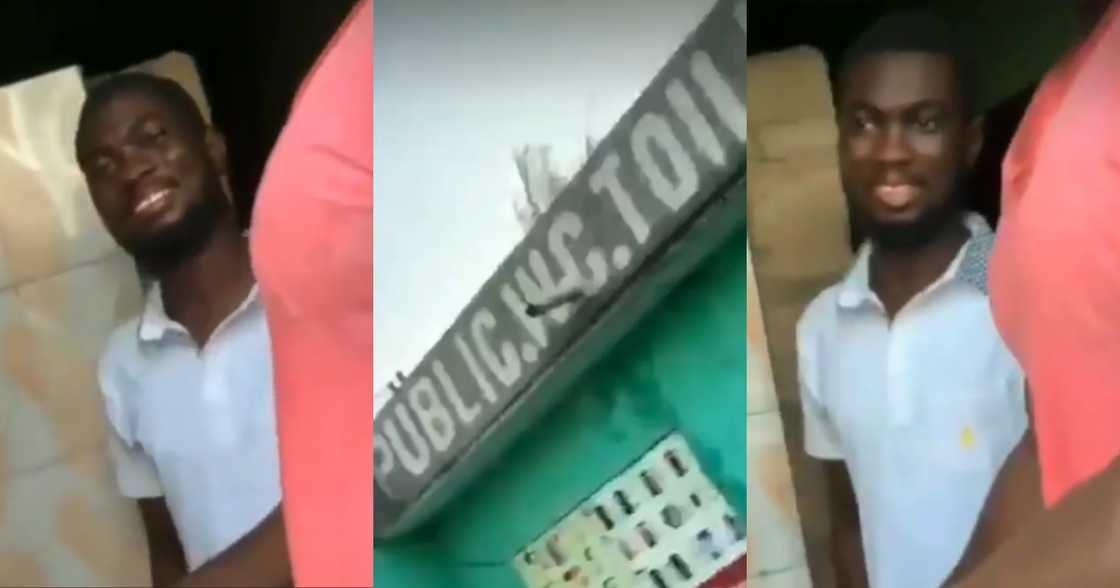 Man City fan made to scrub public toilet after losing bet against Chelsea fans in 'area' (video) Man City fan made to scrub public toilet after losing bet against Chelsea fans in 'area' (video)