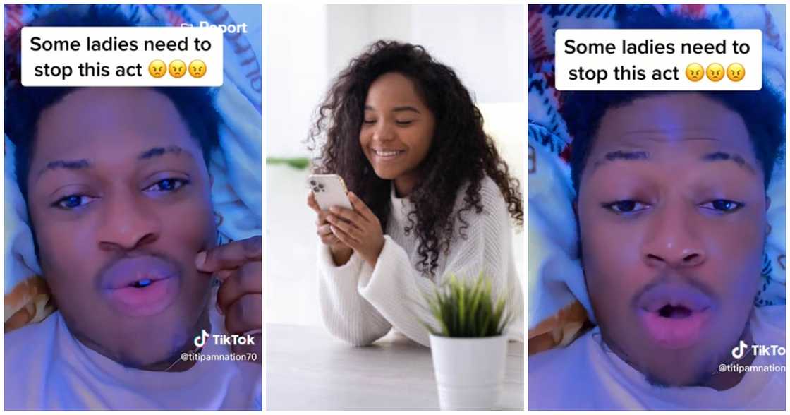 Photo of a man complaining on TikTok Photo of a man complaining on TikTok