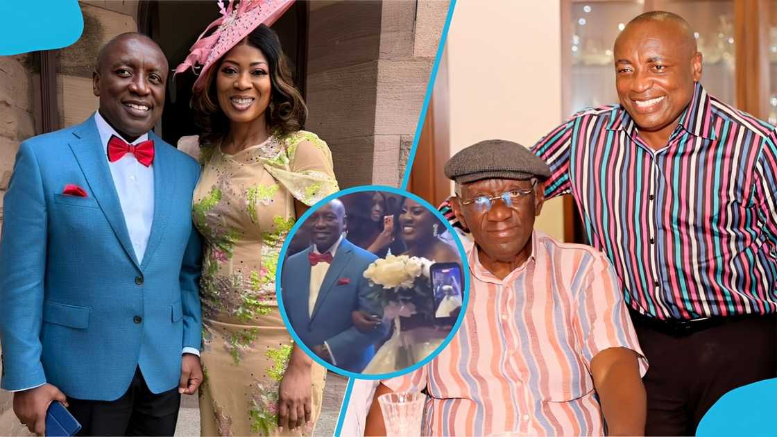 Kwabena Agyapong, Marian Osei-Bonsu wedding, Kwabena Agyapong's niece, Kwabena Agyapong and niece, Ghanaian wedding, NPP politician, Orange New Jersey wedding