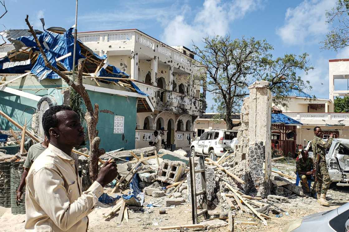 Al-Shabaab claimed responsibility for a similar style attack on Kismayo's Medina hotel in 2019 Al-Shabaab claimed responsibility for a similar style attack on Kismayo's Medina hotel in 2019