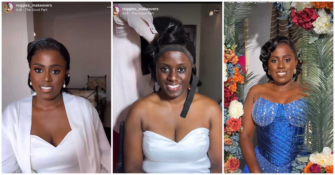 Bridal Transformation: Before And After Unrecognisable Makeup Videos of Ghanaian Brides Cause Massive Stir Bridal Transformation: Before And After Unrecognisable Makeup Videos of Ghanaian Brides Cause Massive Stir