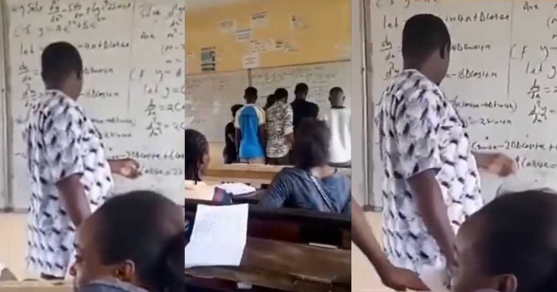 Video of University Lecturer Struggling to Solve a Mathematics Problems Surfaces Online Video of University Lecturer Struggling to Solve a Mathematics Problems Surfaces Online