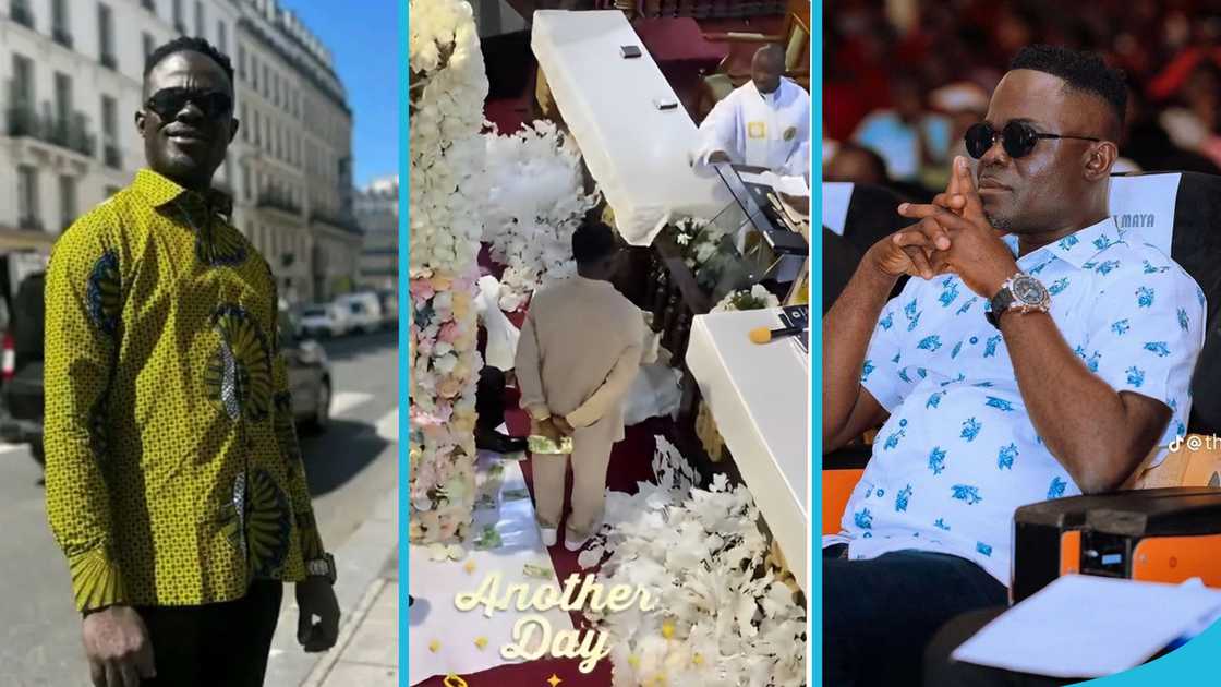 Church Priest sacks Ship Dealer, The Ship Dealer, Oliver Khan, Ship Dealer sprays GH₵10 notes, Ship Dealer wedding, Church priest Church Priest sacks Ship Dealer, The Ship Dealer, Oliver Khan, Ship Dealer sprays GH₵10 notes, Ship Dealer wedding, Church priest