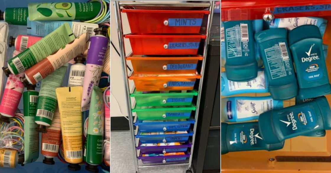 Teacher, Provides for students, Necessities, Charity, Toiletry station, Twitter reactions Teacher, Provides for students, Necessities, Charity, Toiletry station, Twitter reactions