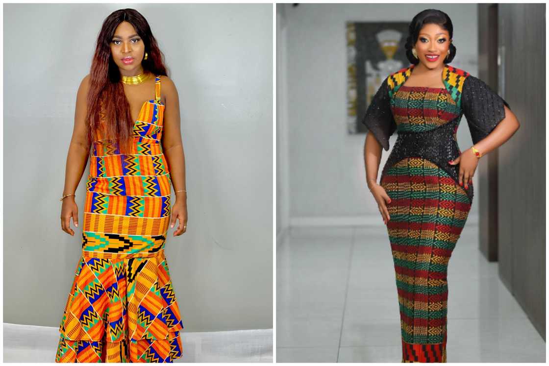 ghana material styles for ladies