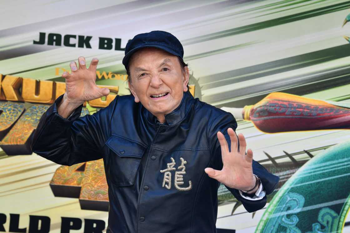 James Hong in an all black outfit James Hong in an all black outfit