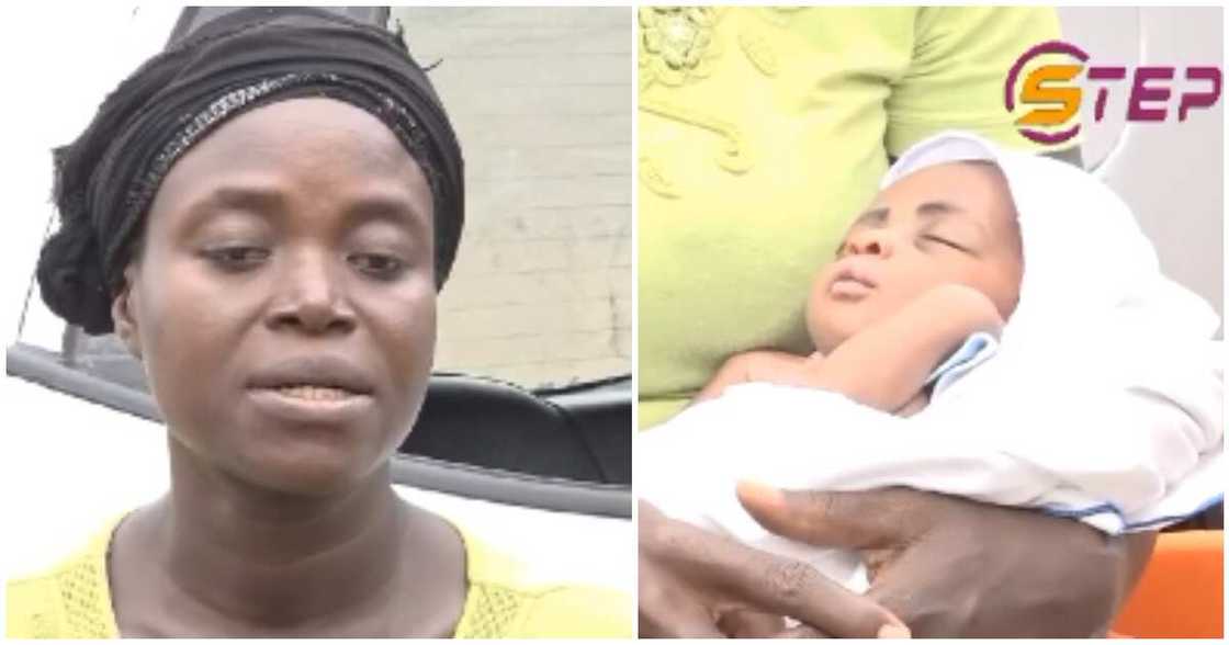 Young Ghanaian mother gives birth with knowing she is pregnant