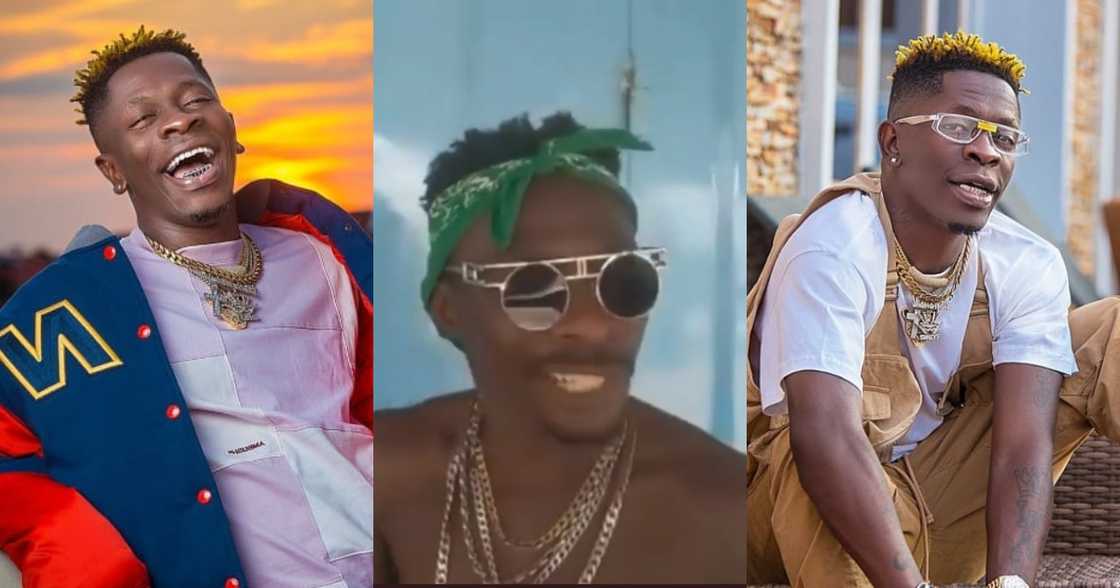 He be my twin brother - Real Shatta Wale's look-alike pops up in video; fans shout He be my twin brother - Real Shatta Wale's look-alike pops up in video; fans shout