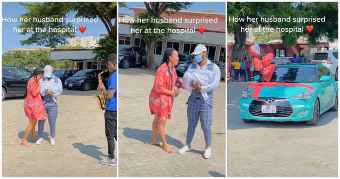 Man buys car for wife at the hospital