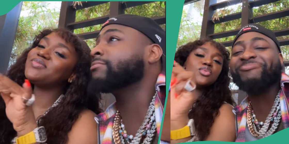 Video of Chef Chi and Davido while on a date goes viral Video of Chef Chi and Davido while on a date goes viral