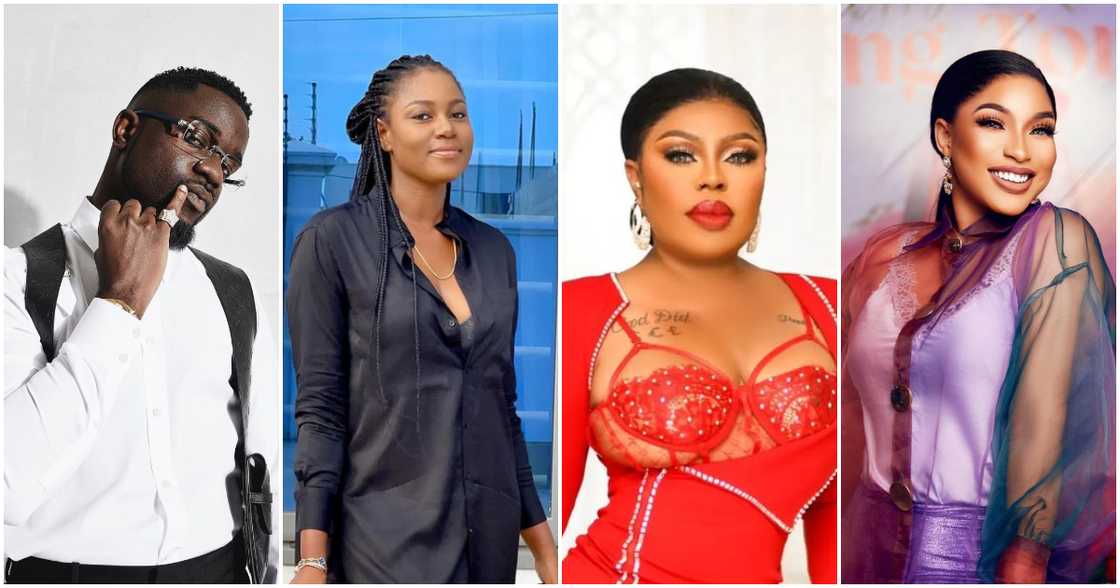 Sarkodie, Yvonne Nelson, Afia Schwar and Tonto Dikeh Sarkodie, Yvonne Nelson, Afia Schwar and Tonto Dikeh