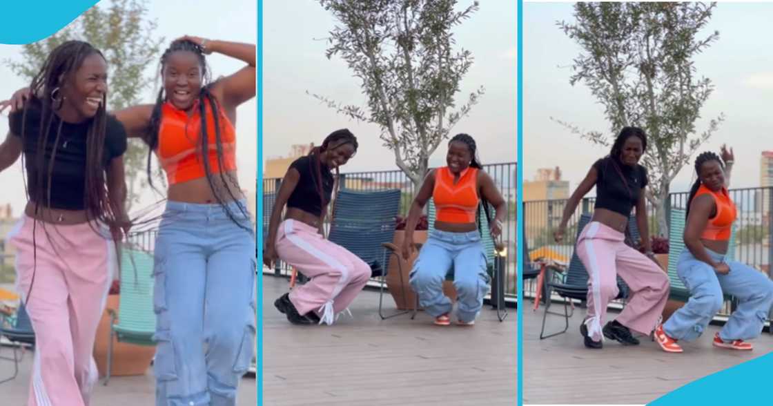 Afronita and Cori, Cameroon, Ghanaian dance moves, Ga songs, Nii Funny, Instagram Afronita and Cori, Cameroon, Ghanaian dance moves, Ga songs, Nii Funny, Instagram
