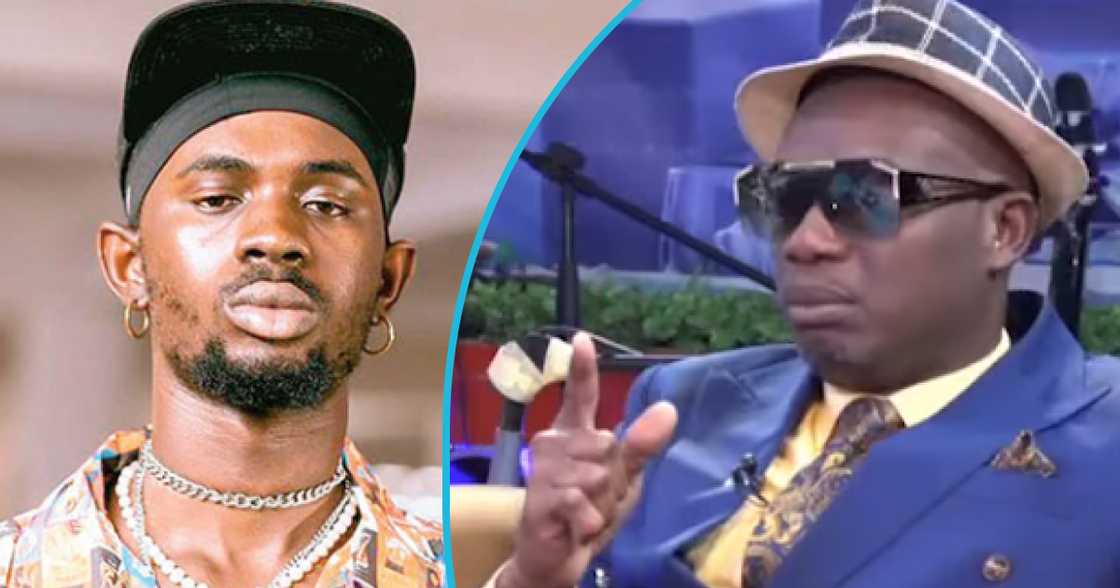 Photos of Black Sherif (L) and George Lutterodt (R). Photos of Black Sherif (L) and George Lutterodt (R).