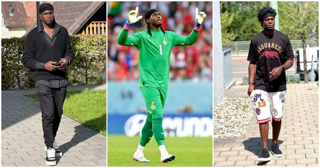 Ati Zigi: Black Stars Keeper's Sterling Performances At The World Cup Matches With His Fashionable Looks Ati Zigi: Black Stars Keeper's Sterling Performances At The World Cup Matches With His Fashionable Looks