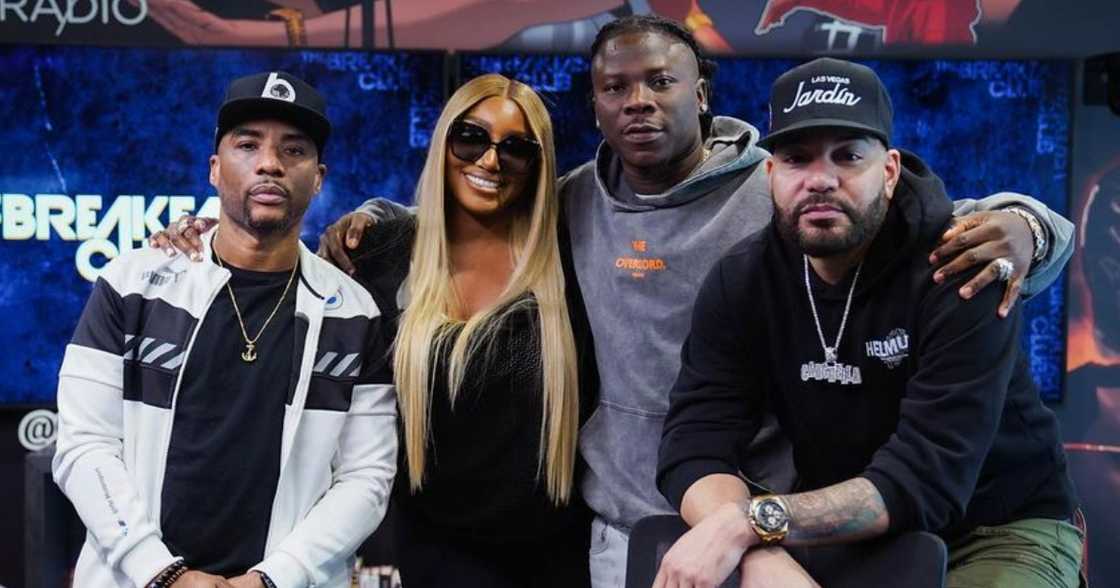 Stonebwoy and The Breakfast Club crew Stonebwoy and The Breakfast Club crew