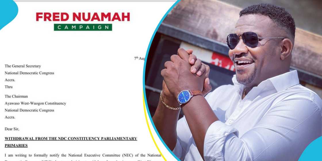 Fred Nuamah drops out of paliamentary race Fred Nuamah drops out of paliamentary race
