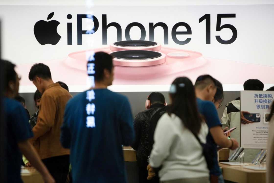 Apple's shares fell after news that iPhone sales in China were lower early this year Apple's shares fell after news that iPhone sales in China were lower early this year