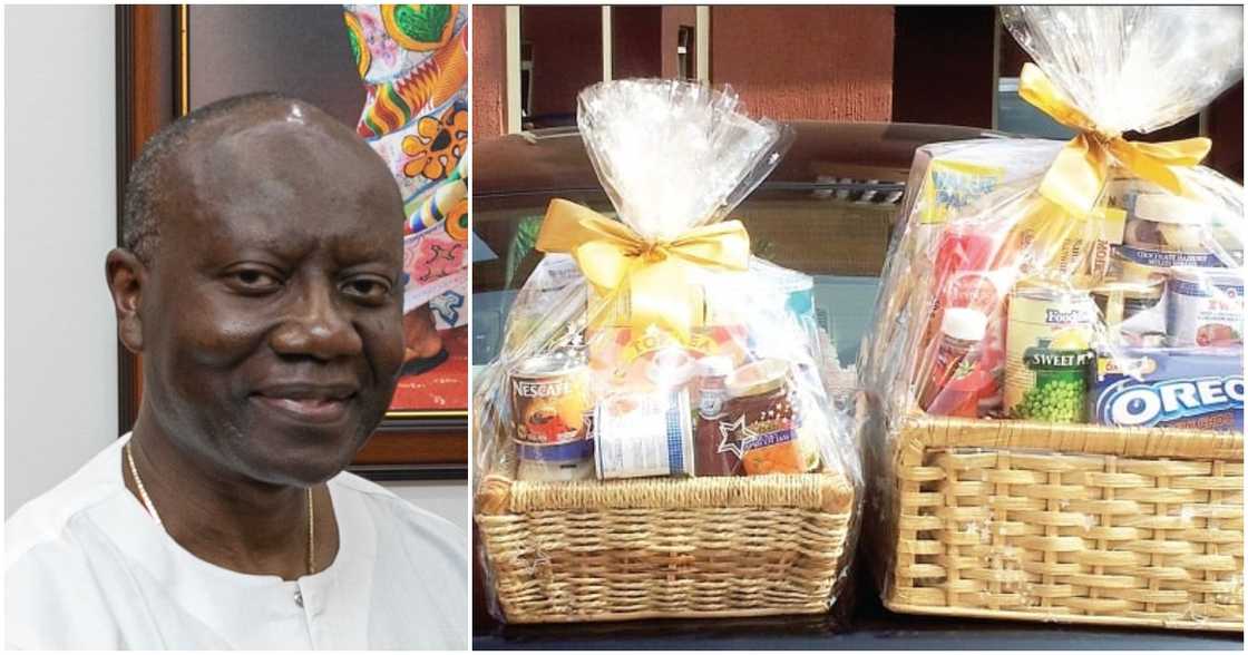 Ken Ofori-Atta has said there will be no distribution of hampers by MMDAs this Christmas. Ken Ofori-Atta has said there will be no distribution of hampers by MMDAs this Christmas.