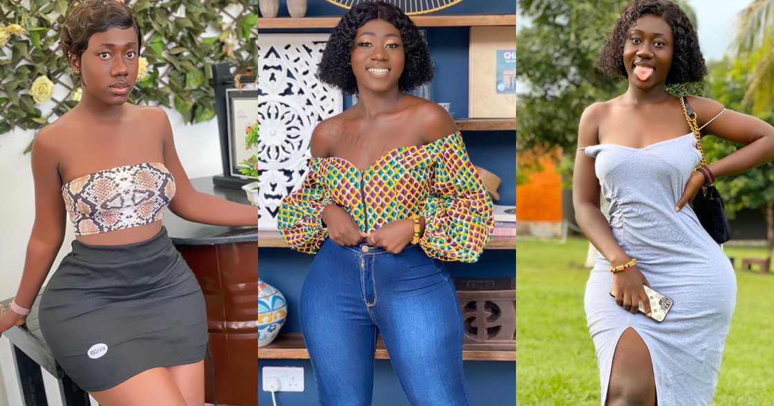 7 Photos of Hajia Bintu that shows she is the real queen of curves in Ghana