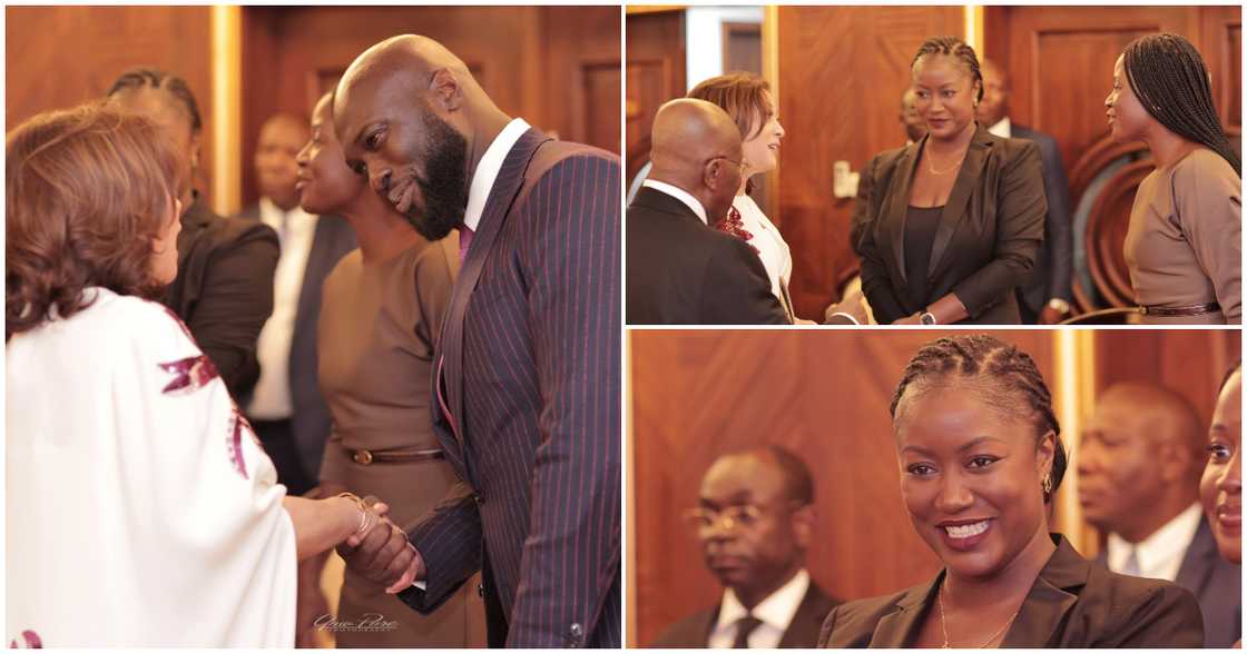 Akufo-Addo's Daughters Look Stylish In Corporate Wears As The President Introduces Them To VP Kamala Harris Akufo-Addo's Daughters Look Stylish In Corporate Wears As The President Introduces Them To VP Kamala Harris