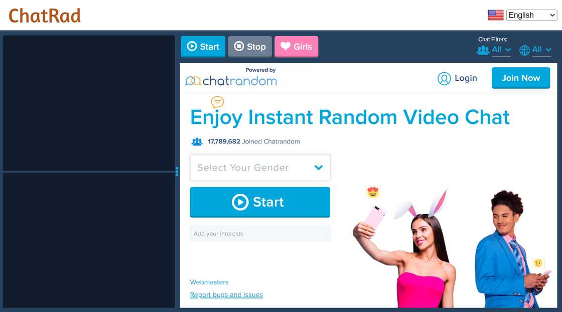 ChatRad's homepage. ChatRad's homepage.