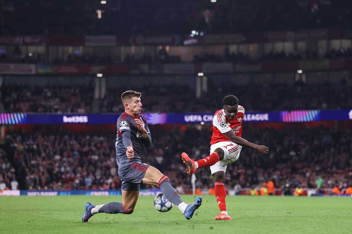 Bukayo Saka scores Olympiacos, Arsenal beat Atletico Madrid, Arsenal make history, Champions League, Arsenal news. Bukayo Saka scores Olympiacos, Arsenal beat Atletico Madrid, Arsenal make history, Champions League, Arsenal news.