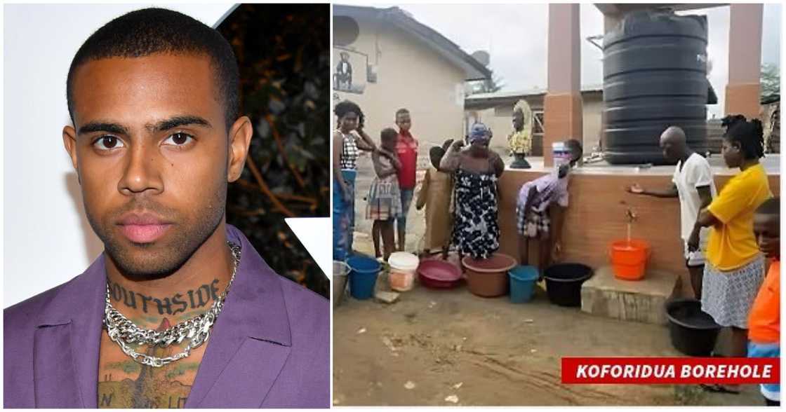 Vic Mensa constructs boreholes for villages in Ghana Vic Mensa constructs boreholes for villages in Ghana