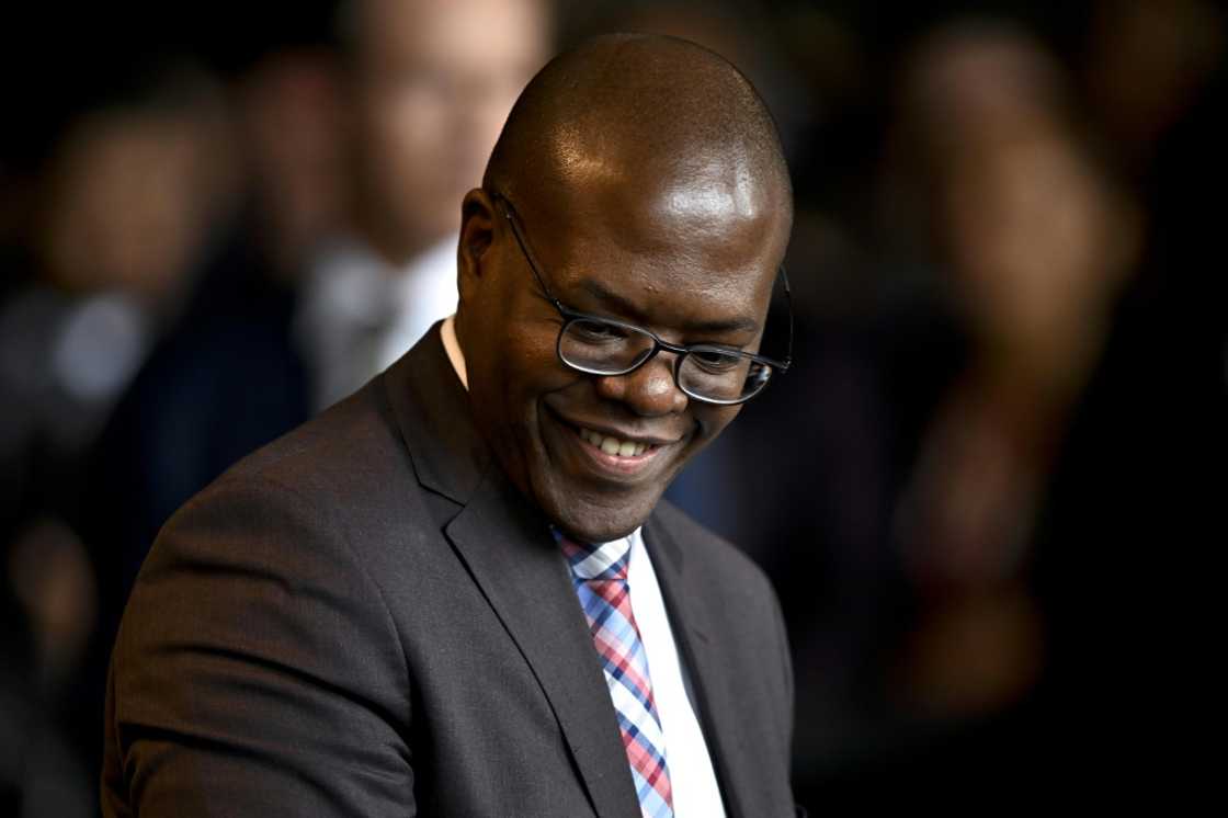 In this file photo taken on January 2, 2023, Brazilian Human Rights Minister Silvio de Almeida attends the swearing-in ceremony of new Justice Minister Flavio Dino in Brasilia In this file photo taken on January 2, 2023, Brazilian Human Rights Minister Silvio de Almeida attends the swearing-in ceremony of new Justice Minister Flavio Dino in Brasilia