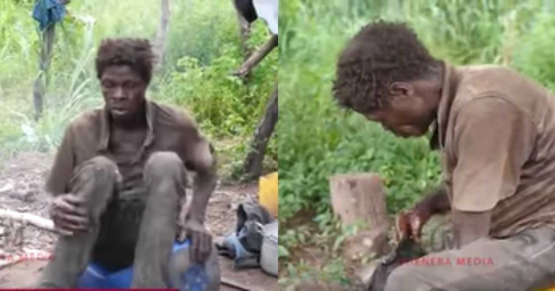 From Grass To Grace -Old Man Who Has Stayed In The Forest For Over 40Yrs Sets To Relocate To Wa