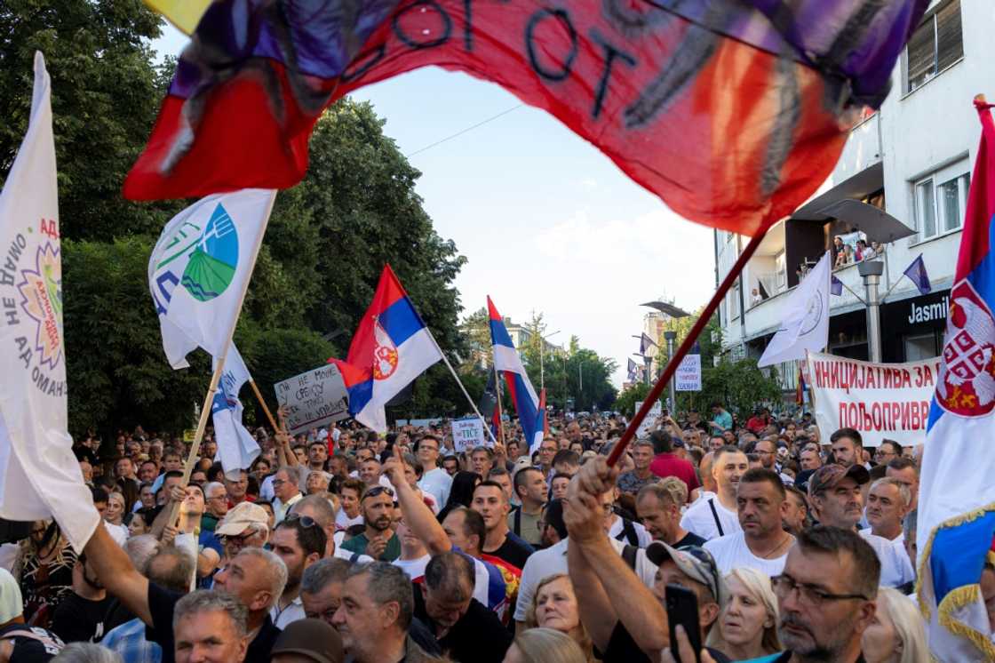 The mining project has been a perennial political fault line in the Balkan country in recent years The mining project has been a perennial political fault line in the Balkan country in recent years